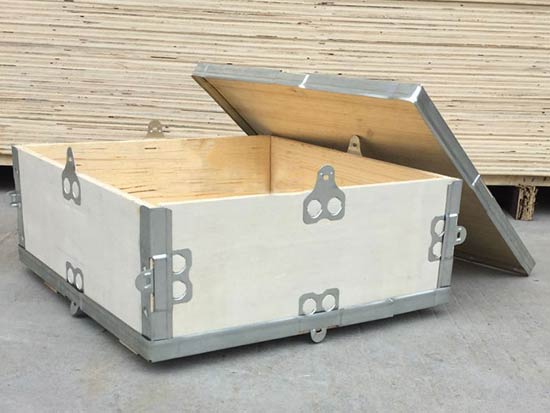 保定木箱厂家：钢扣箱的加工工艺